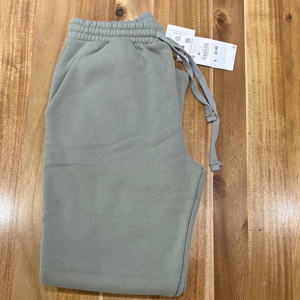 Women Zara Olive Green Jogger Pants
